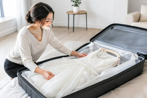 How to Transport Wedding Gown Without Creases
