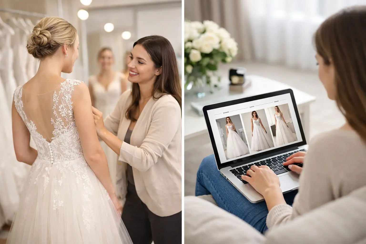 Bridal Showroom vs Online Shopping: Which Suits You?