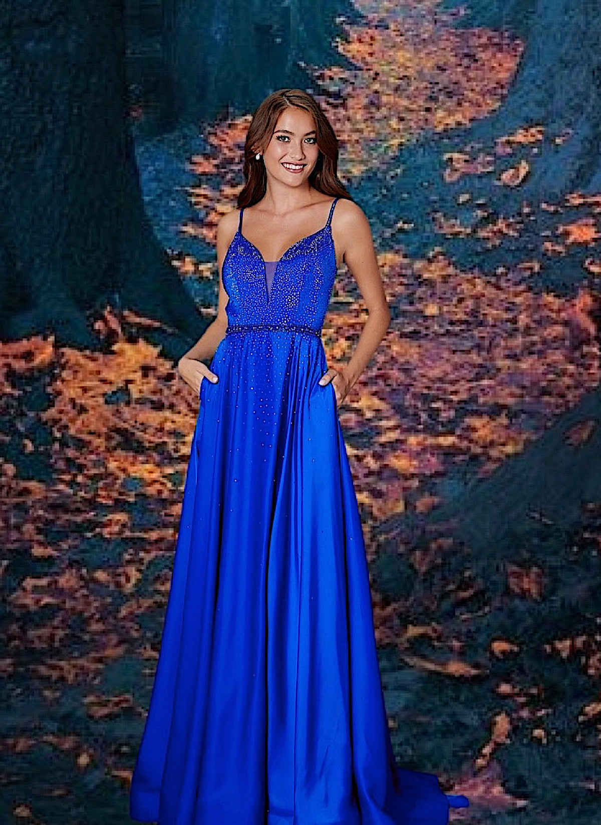 FORMAL EVENING DRESS STYLE 87234