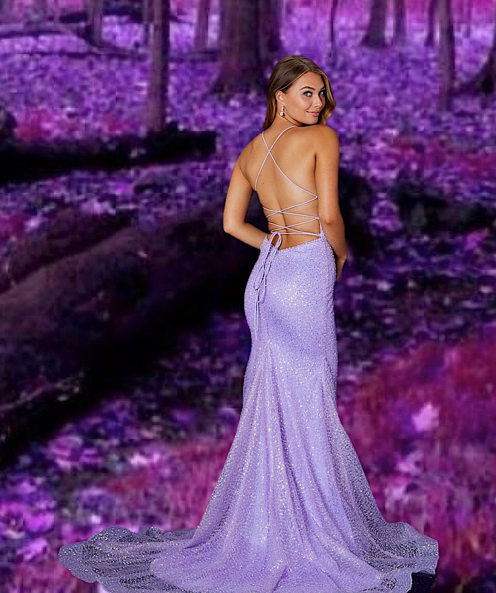 FORMAL EVENING DRESS STYLE 87305