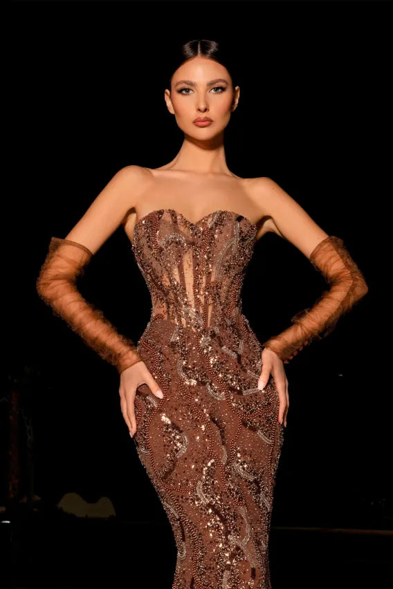 FORMAL EVENING DRESS STYLE TBC2041