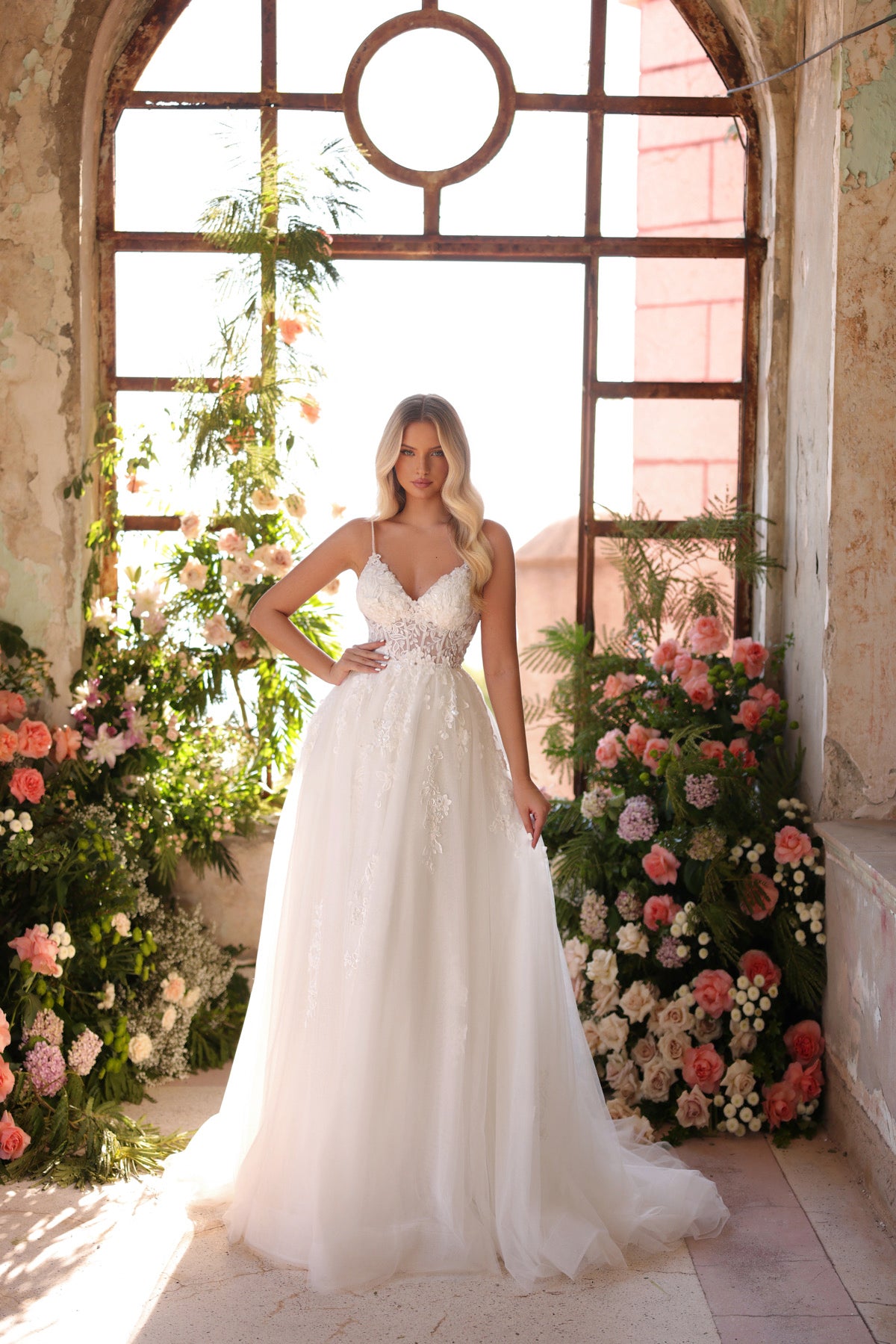 AMARRA WEDDING BRIDAL DRESS Style Riley 44021