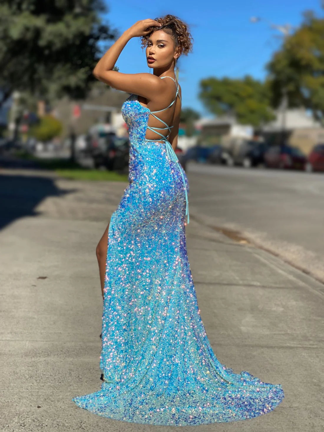 FORMAL EVENING DRESS STYLE TBCX4042