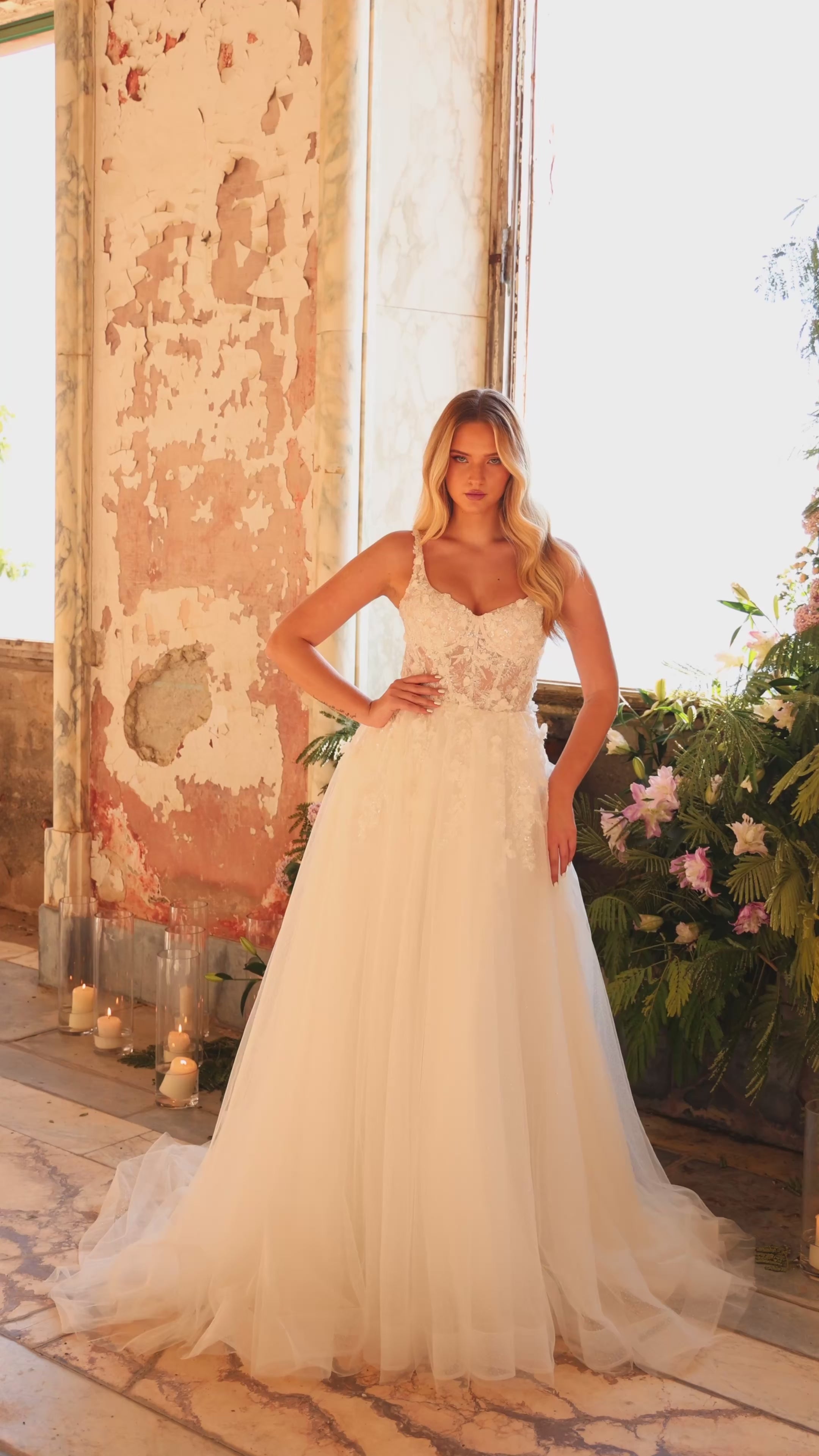 AMARRA WEDDING BRIDAL DRESS Style Caroline 44020