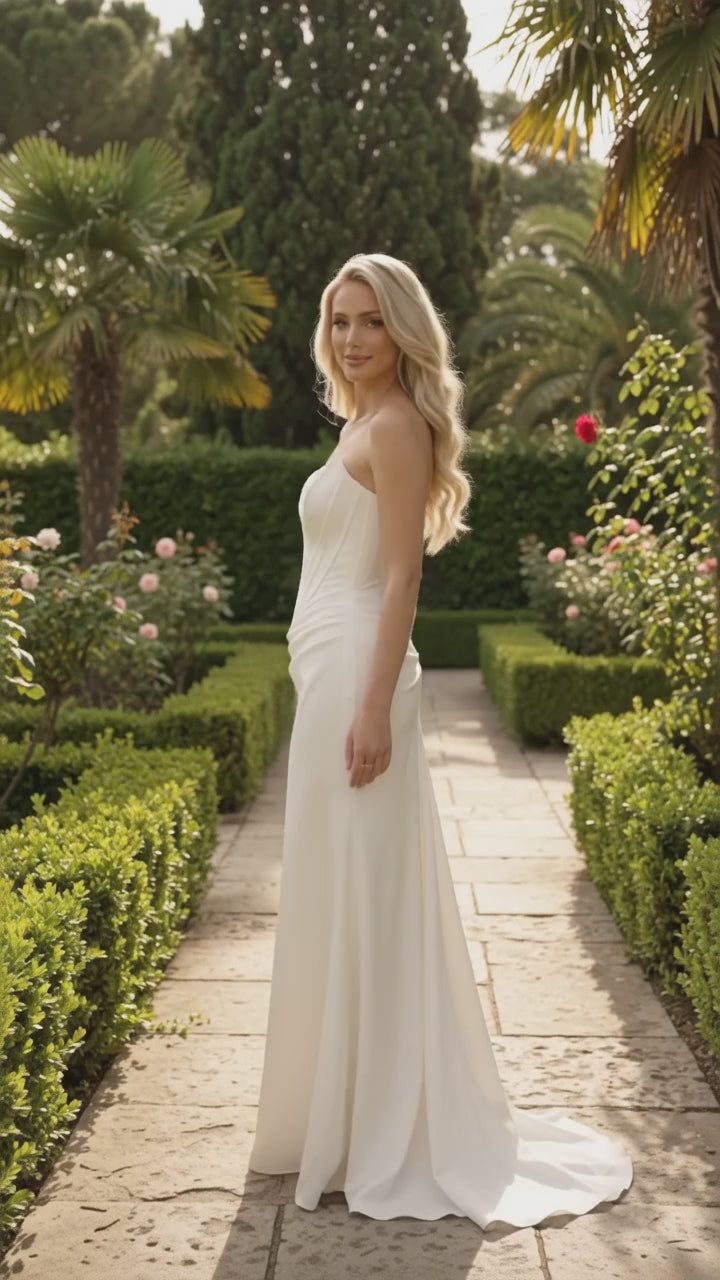 Luxury Strapless Corset Mermaid Wedding Dress | Bridal Gown TRINITY