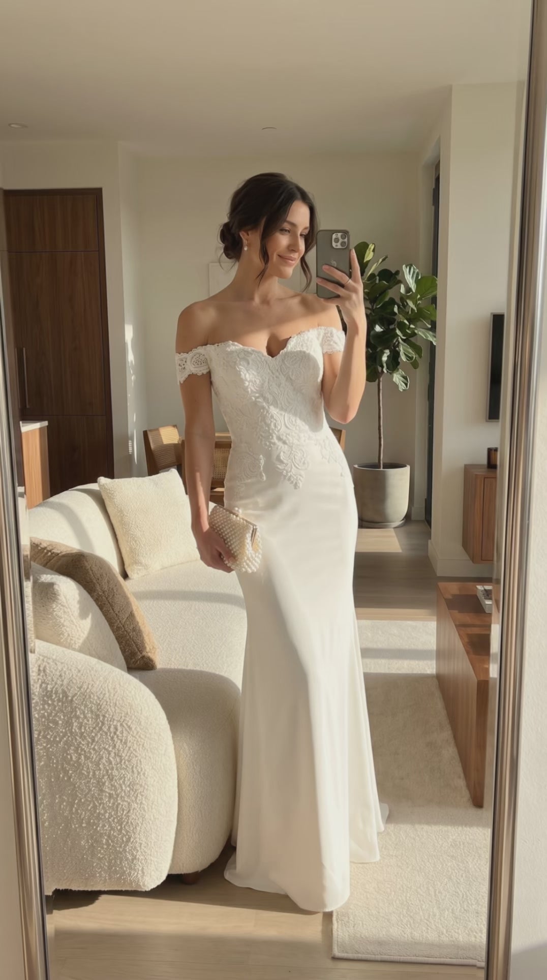 Elegant wedding dress  detail and classic styling under $1000 BETH